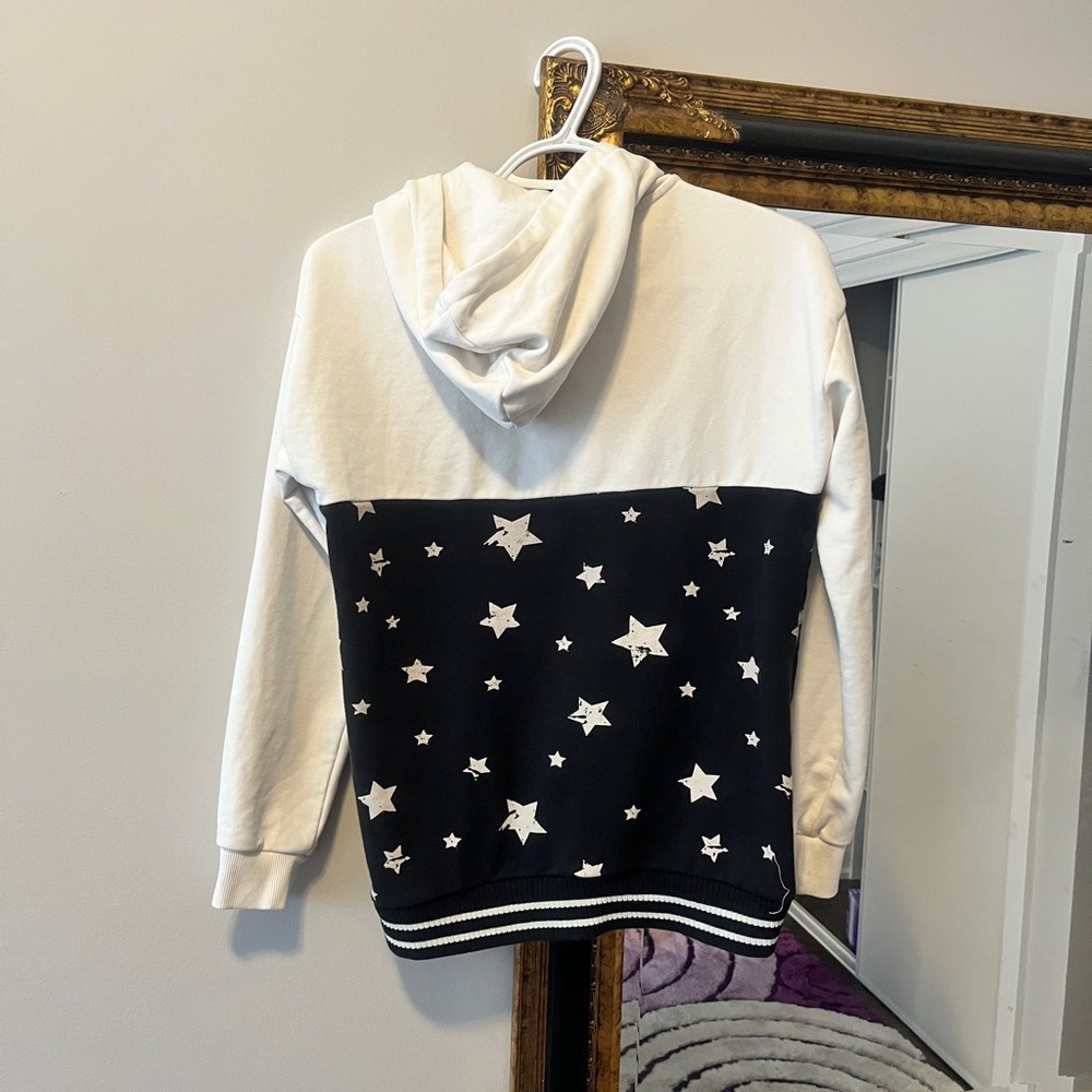 Black and White Star Hoodie